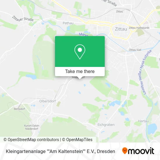 Карта Kleingartenanlage ""Am Kaltenstein"" E.V.