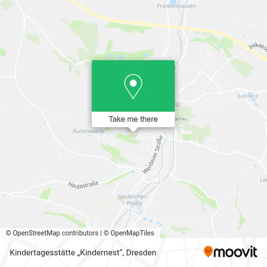 Карта Kindertagesstätte „Kindernest“