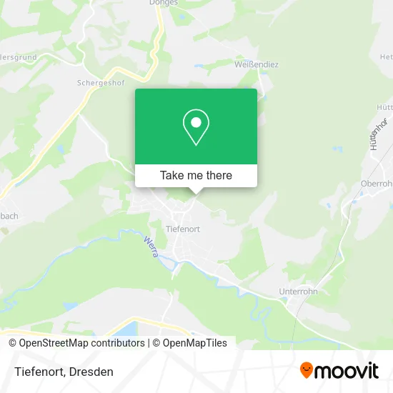 Карта Tiefenort