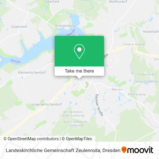 Карта Landeskirchliche Gemeinschaft Zeulenroda