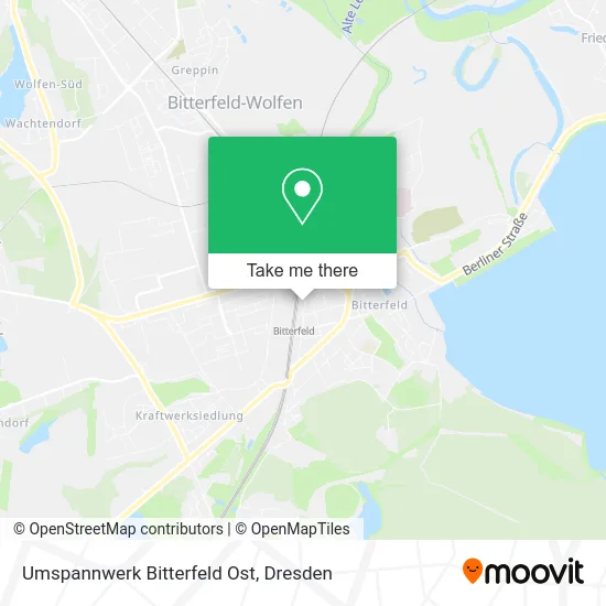 Карта Umspannwerk Bitterfeld Ost