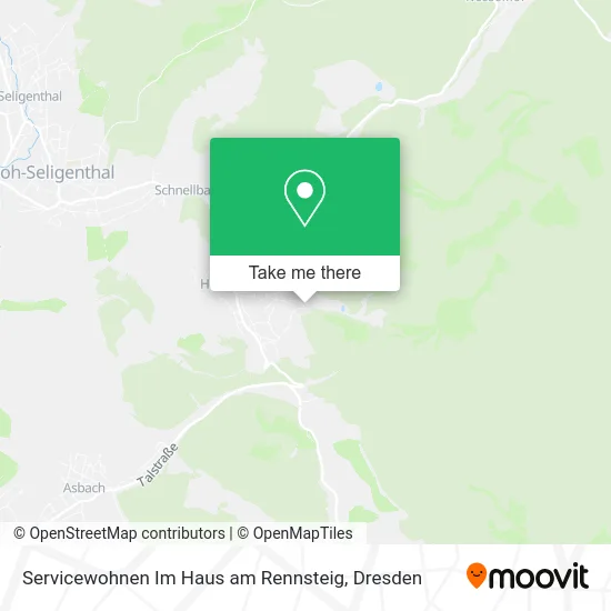 Карта Servicewohnen Im Haus am Rennsteig