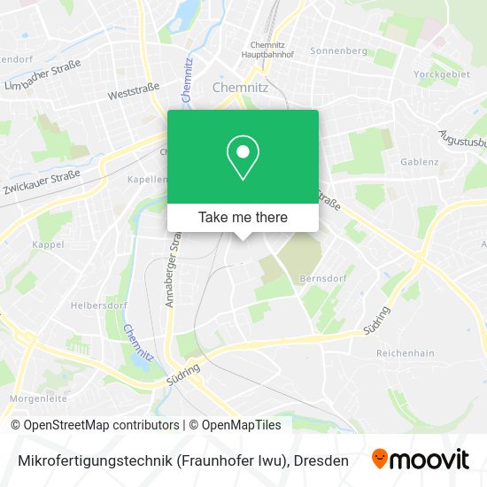 Карта Mikrofertigungstechnik (Fraunhofer Iwu)