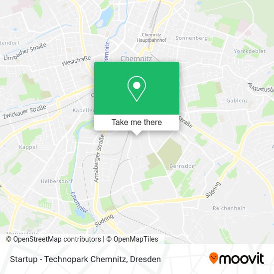 Карта Startup - Technopark Chemnitz