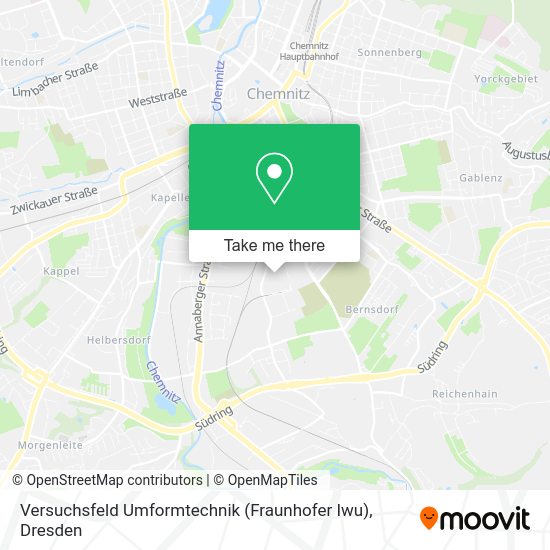 Карта Versuchsfeld Umformtechnik (Fraunhofer Iwu)