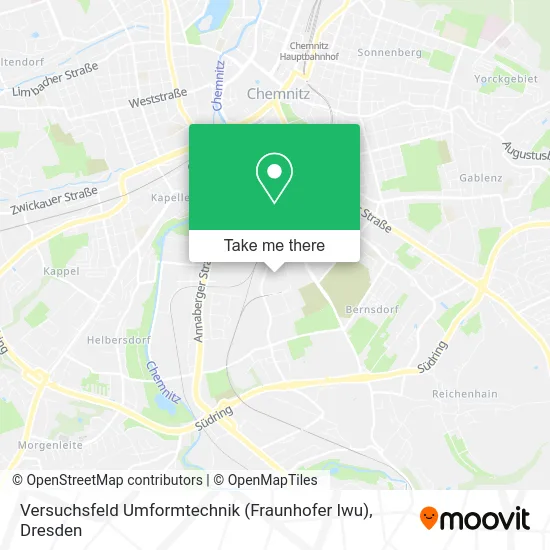 Карта Versuchsfeld Umformtechnik (Fraunhofer Iwu)