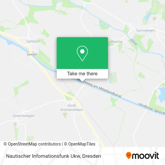 Карта Nautischer Infomationsfunk Ukw