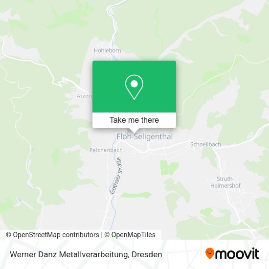 Карта Werner Danz Metallverarbeitung