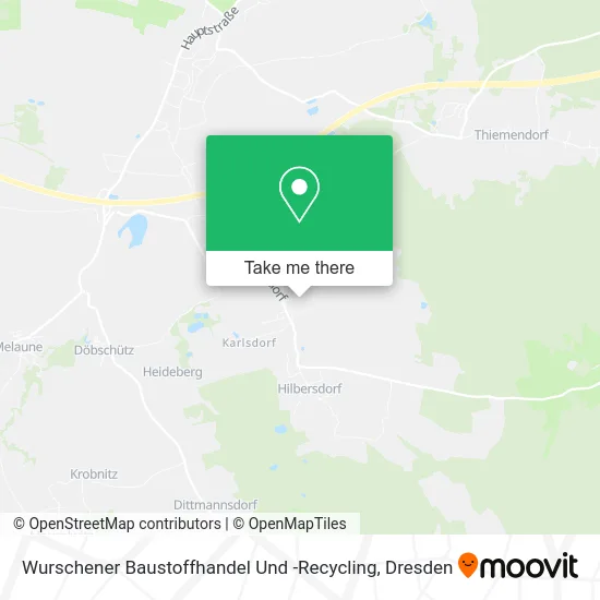 Карта Wurschener Baustoffhandel Und -Recycling
