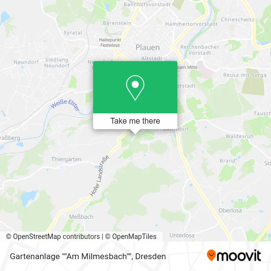 Карта Gartenanlage ""Am Milmesbach""