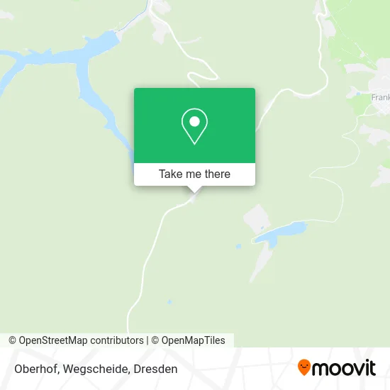 Карта Oberhof, Wegscheide