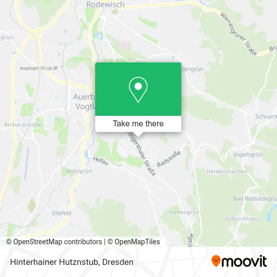 Hinterhainer Hutznstub map