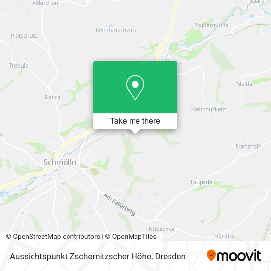 Карта Aussichtspunkt Zschernitzscher Höhe
