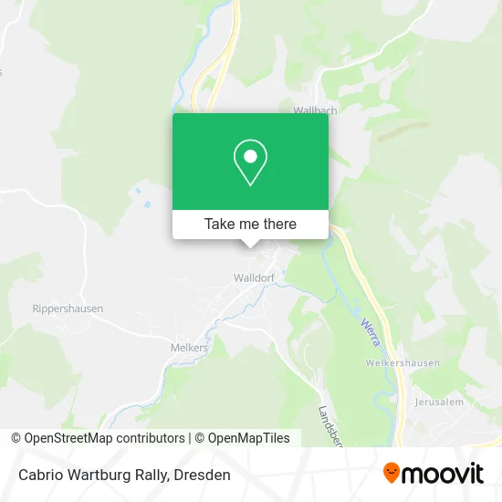 Cabrio Wartburg Rally map