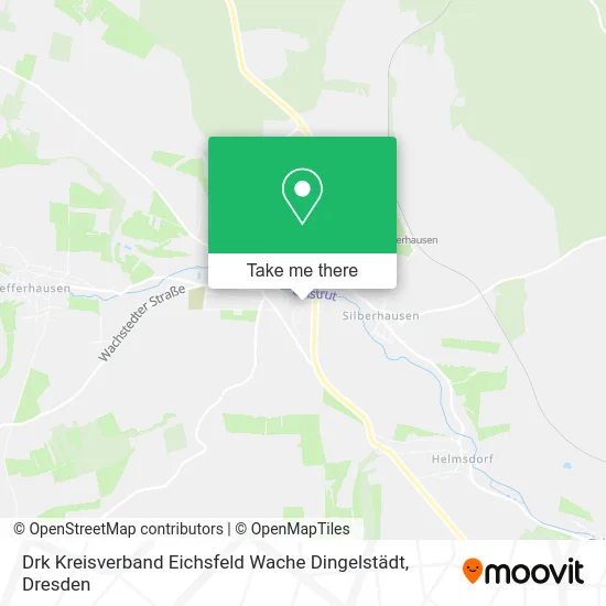 Карта Drk Kreisverband Eichsfeld Wache Dingelstädt