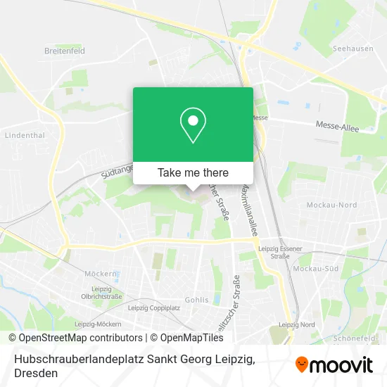 Карта Hubschrauberlandeplatz Sankt Georg Leipzig