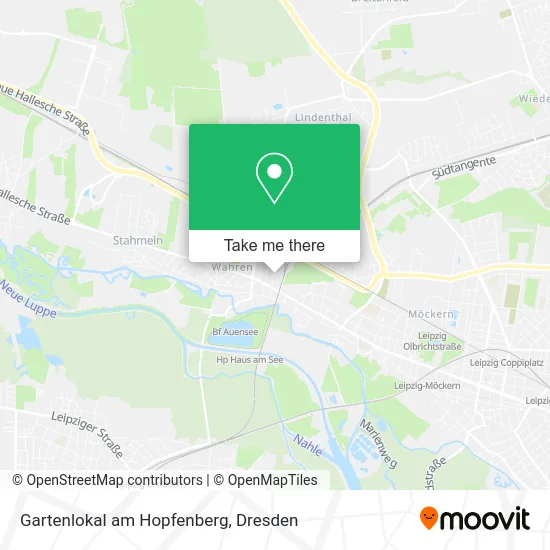 Карта Gartenlokal am Hopfenberg