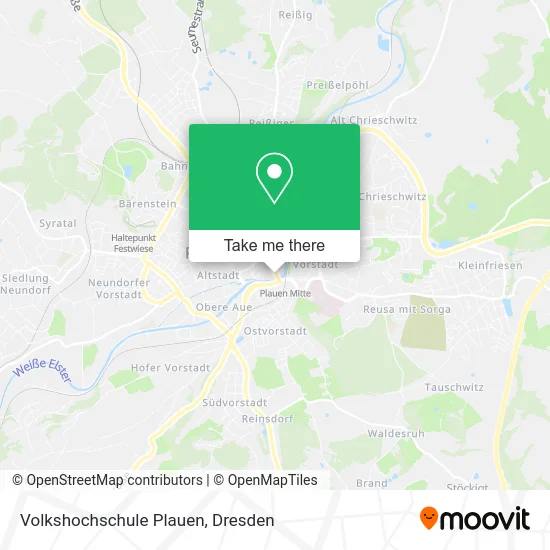 Карта Volkshochschule Plauen