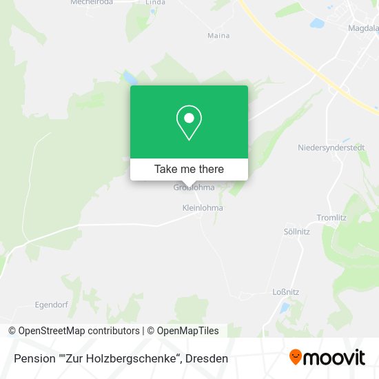 Карта Pension ""Zur Holzbergschenke“