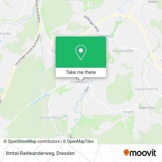 Карта Ilmtal-Radwanderweg