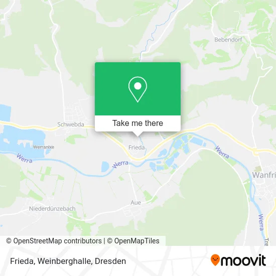 Карта Frieda, Weinberghalle