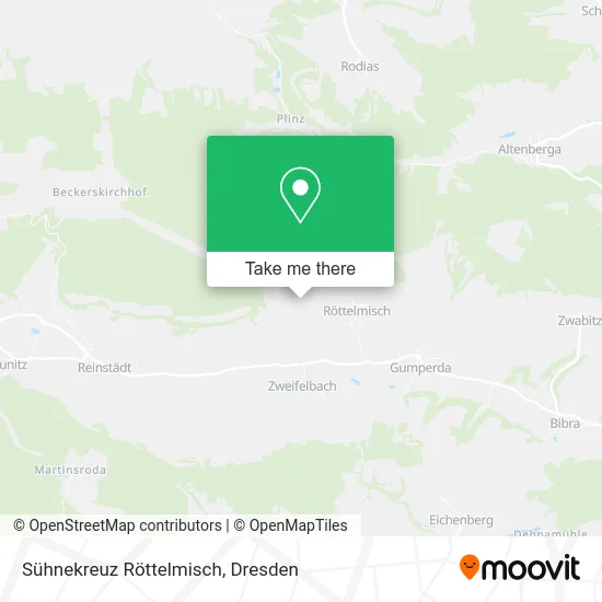 Карта Sühnekreuz Röttelmisch