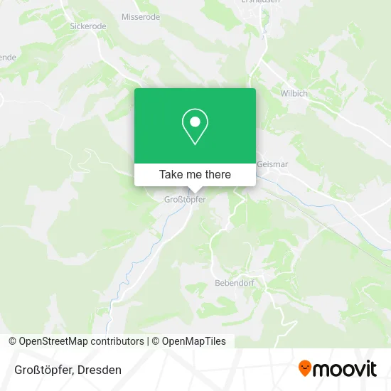 Карта Großtöpfer