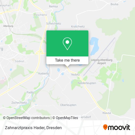 Карта Zahnarztpraxis Hader