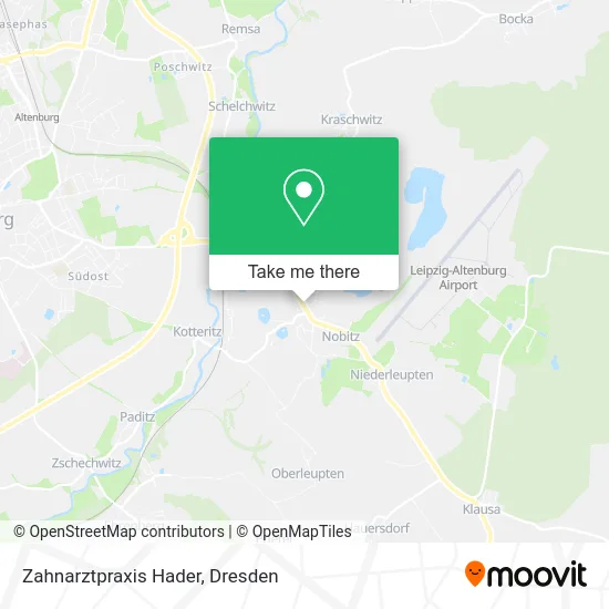 Карта Zahnarztpraxis Hader