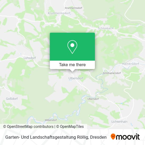 Карта Garten- Und Landschaftsgestaltung Röllig