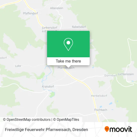 Карта Freiwillige Feuerwehr Pfarrweisach