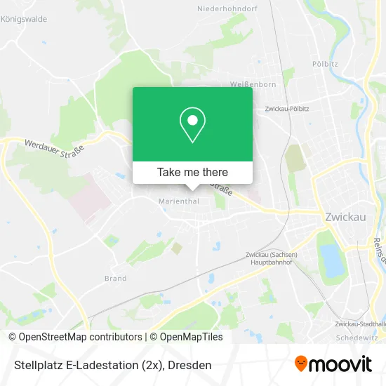 Карта Stellplatz E-Ladestation (2x)