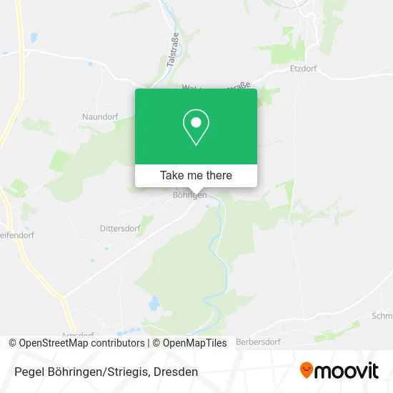 Карта Pegel Böhringen/Striegis