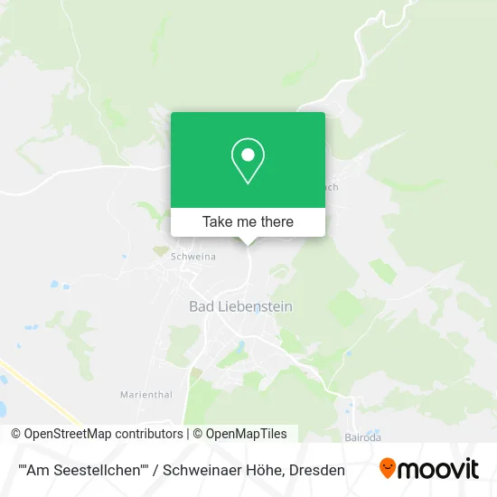 Карта ""Am Seestellchen"" / Schweinaer Höhe