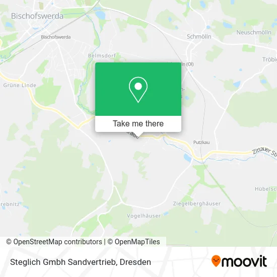 Карта Steglich Gmbh Sandvertrieb