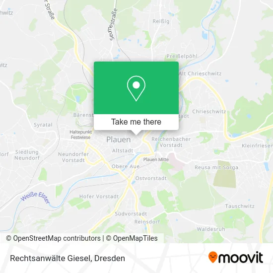 Карта Rechtsanwälte Giesel