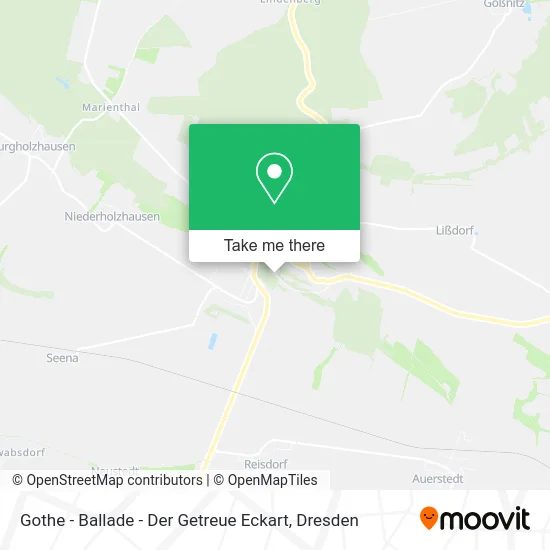 Карта Gothe - Ballade - Der Getreue Eckart