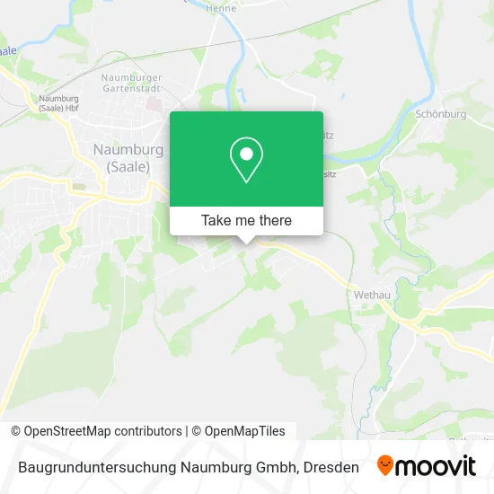 Карта Baugrunduntersuchung Naumburg Gmbh