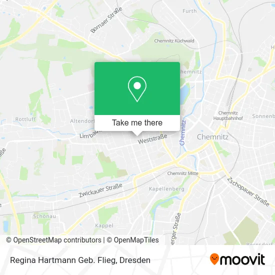 Карта Regina Hartmann Geb. Flieg