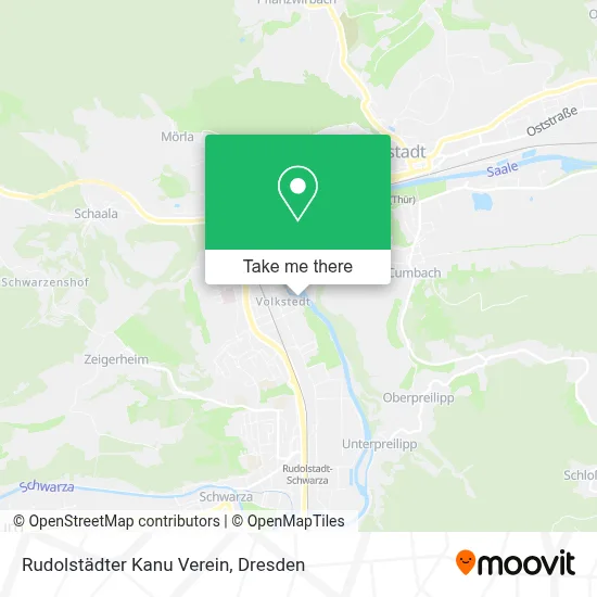 Rudolstädter Kanu Verein map