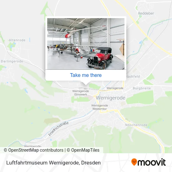 Карта Luftfahrtmuseum Wernigerode