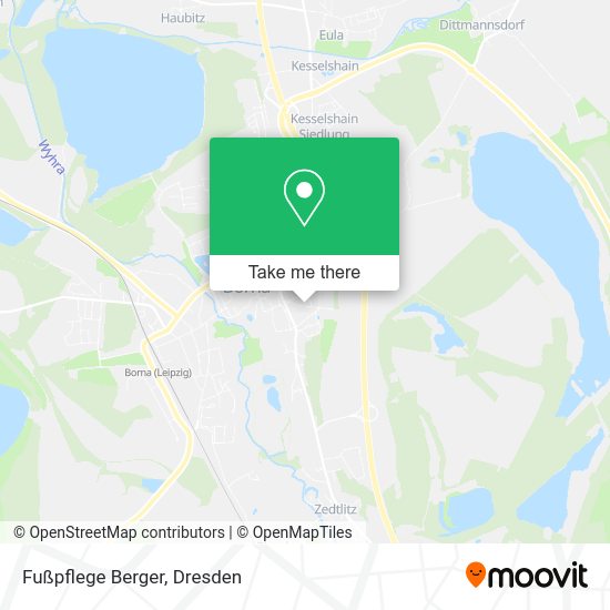 Карта Fußpflege Berger
