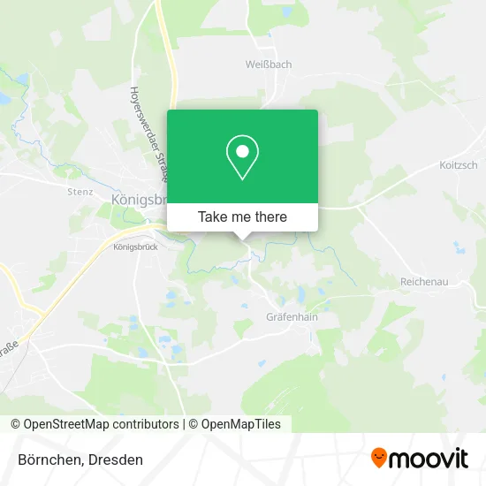 Карта Börnchen