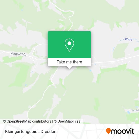 Карта Kleingartengebiet
