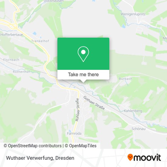 Карта Wuthaer Verwerfung