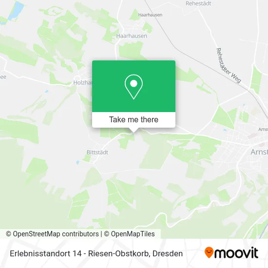 Карта Erlebnisstandort 14 - Riesen-Obstkorb