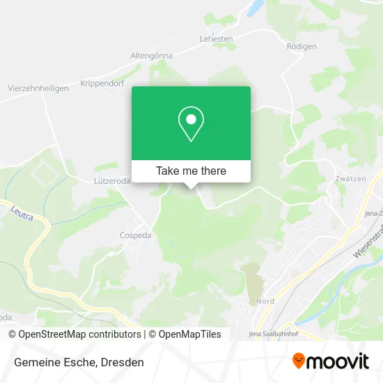 Карта Gemeine Esche