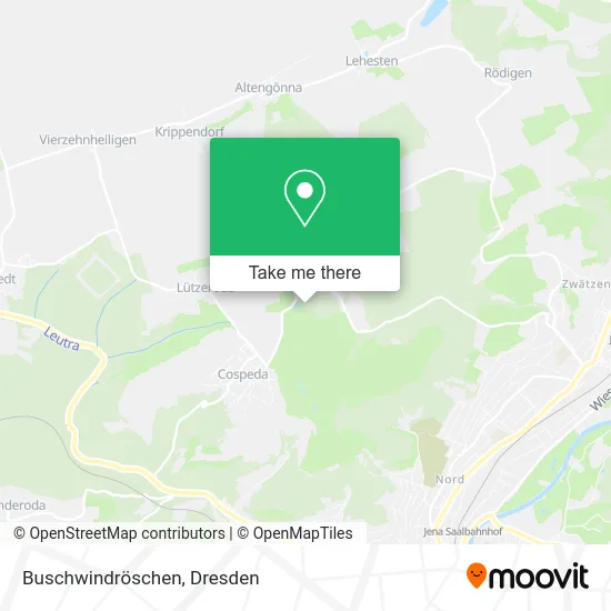 Карта Buschwindröschen