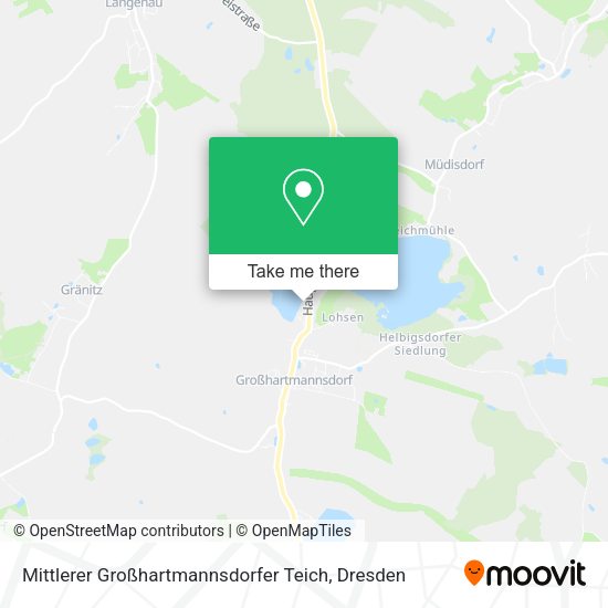 Карта Mittlerer Großhartmannsdorfer Teich