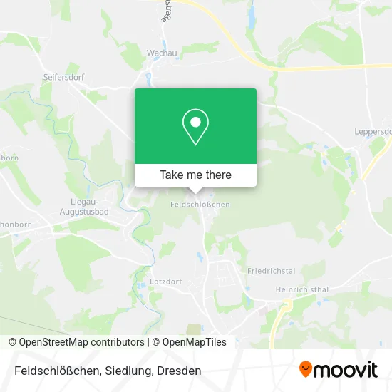 Карта Feldschlößchen, Siedlung